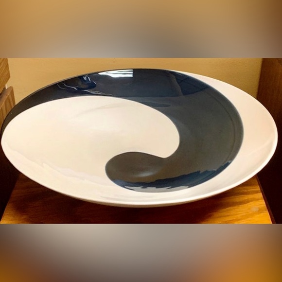 16” MURANO Certified Italian Art Glass Pearlescent Centerpiece Tabletop Bowl - Picture 9 of 10